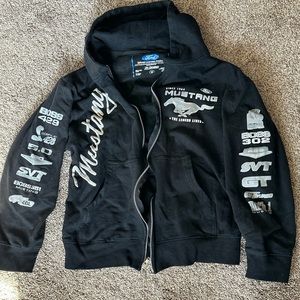Ford Mustang Zip Up Hoodie